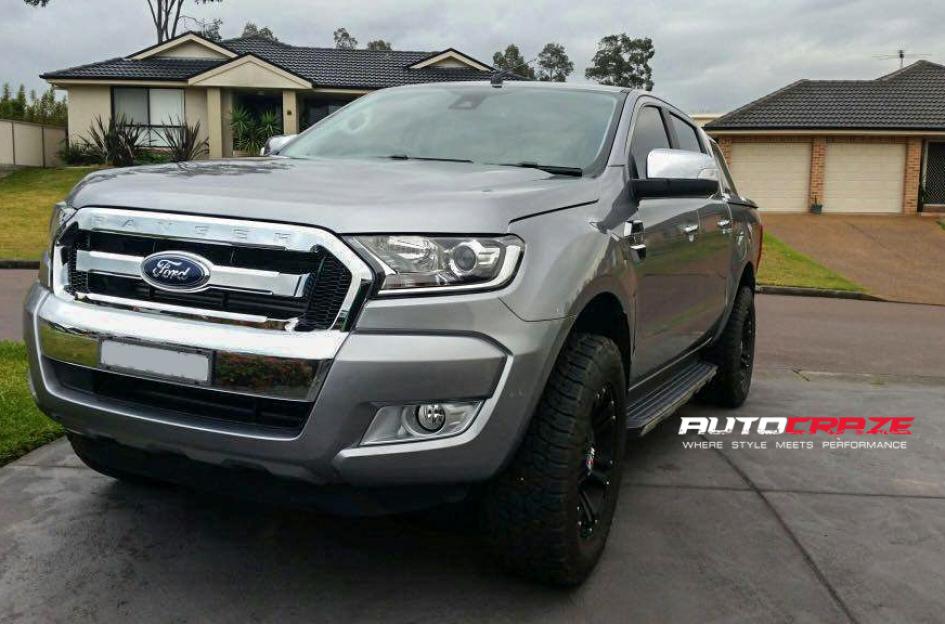 FORD RANGER MONSTER XD 2 MATTE BLACK